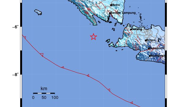 Gempa 5,5 Magnitudo Goyang Wilayah Lampung -wawainews.id